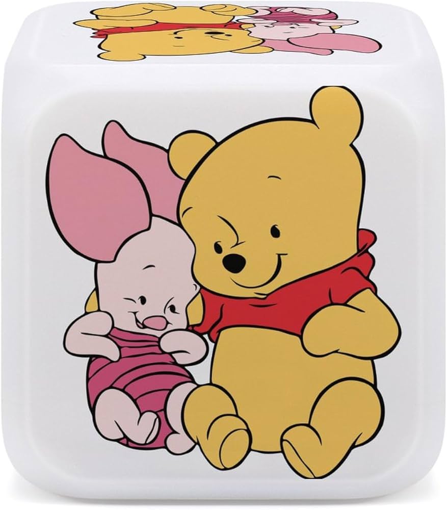 くまのプーさん Winnie the Pooh☆置時計 ピグレット バスケット